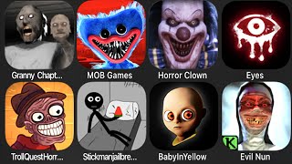 Granny Chapter Two, Poppy Mobile, Horror Clown, Eyes, Troll Quest Horror 2, Baby In Yellow, Evil Nun screenshot 5