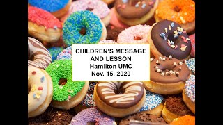 Children's Message 11 15 20: Psalm 103