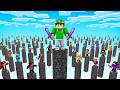 SOPRAVVIVO a 200 PERSONE su UN PILASTRO DI BEDROCK in MINECRAFT! - SPECIALE