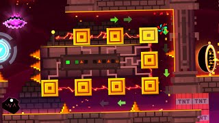 "Dash v2" 100% (Demon) by BlueLite [All Coins] – Geometry Dash 2.2