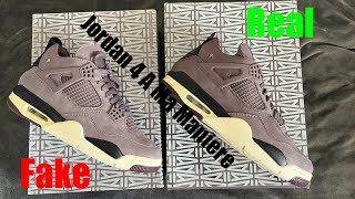 Real VS Fake! Kickwho Godkiller Jordan 4 A Ma Maniere (TDunky Review)