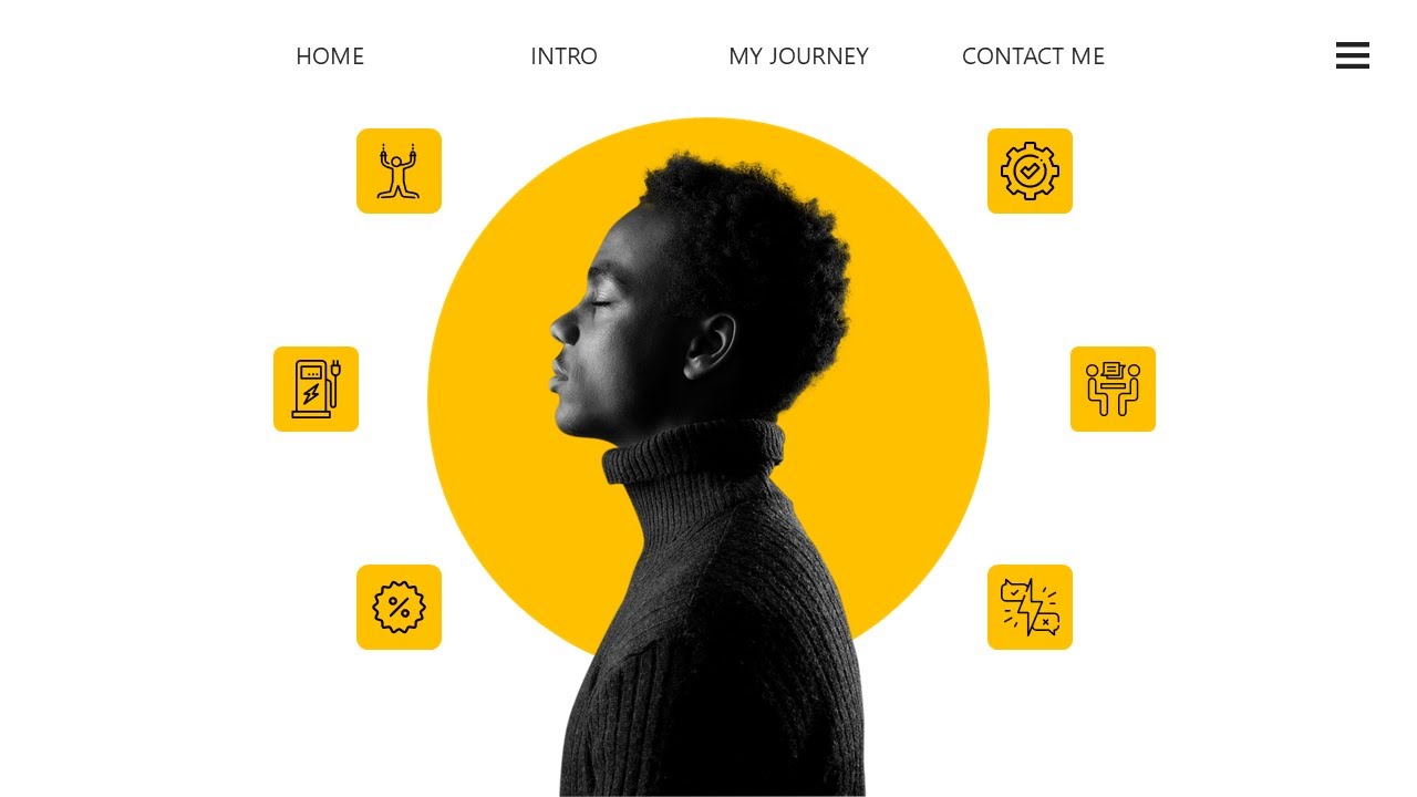 Animated Self-introduction PowerPoint Template - YouTube