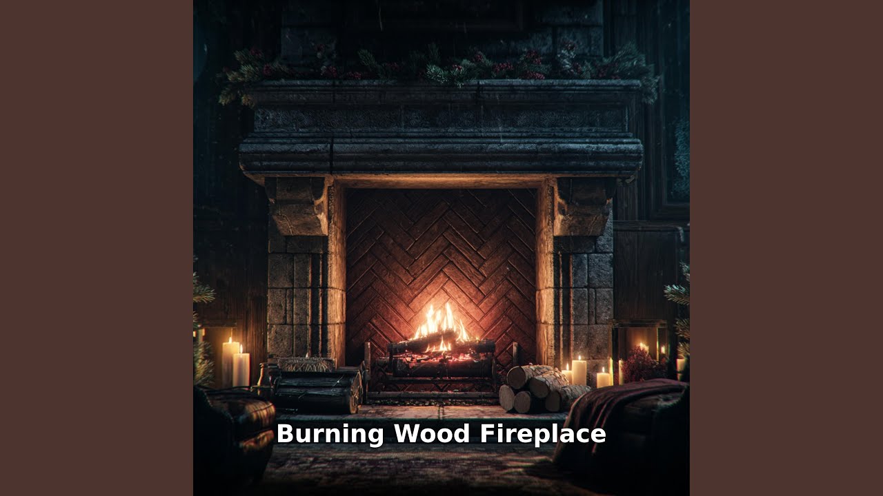 Burning Wood Fireplace Sounds, Pt.32