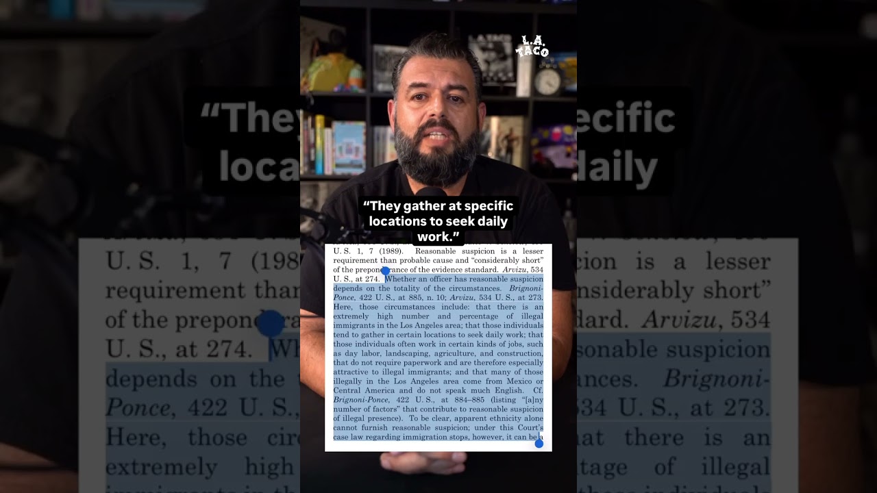 Agents Have Started Taking People on The Freeways & A Closer Look at The Stereotypes Used by SCOTUS