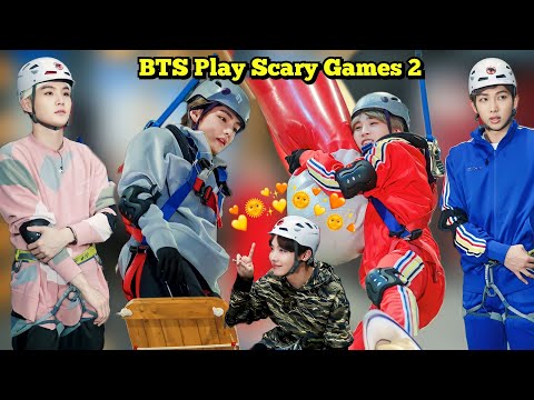 BTS Play Scary Games // Part 2 // Real Hindi Dub // Run Ep.42