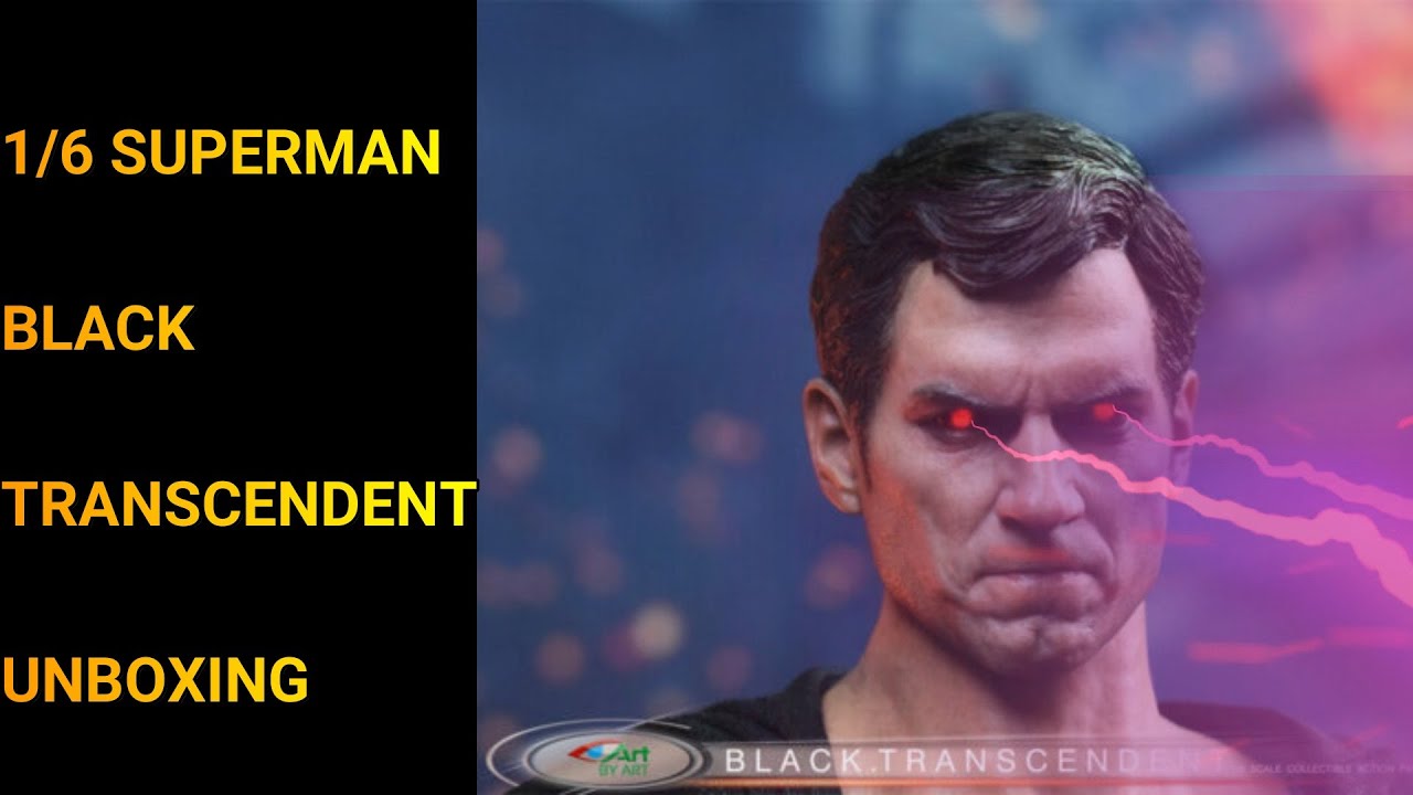 1/6 Superman traje negro (By art) Black Transcedent