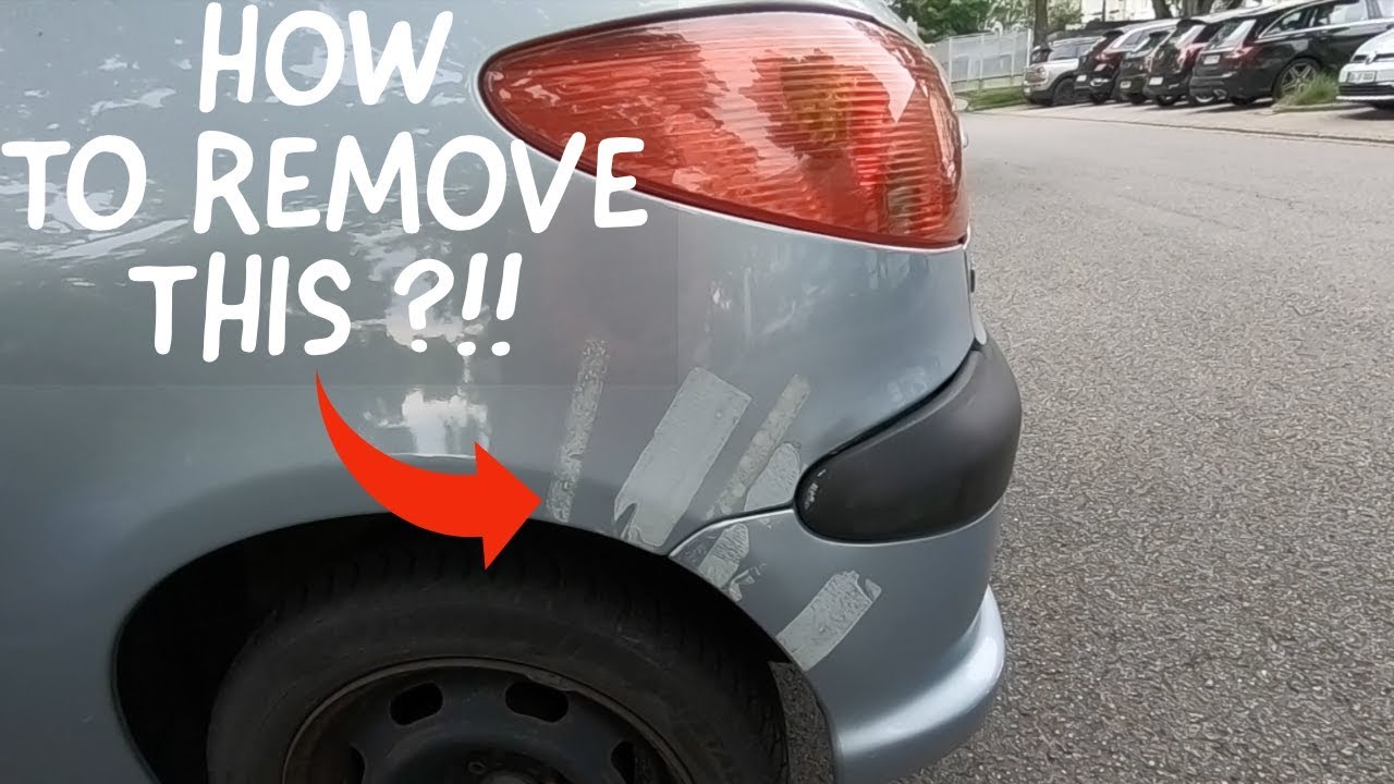 How To Get Packing Tape Off Car