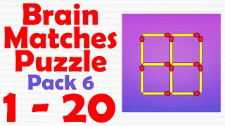 Brain Matches Puzzle | Level 1-20 | Pack 6 | ООО «Эппспресс»l | Level Games screenshot 5