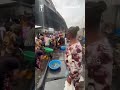 Fuel tanker tumbles as Lagosians scoop content from underneath the bridge