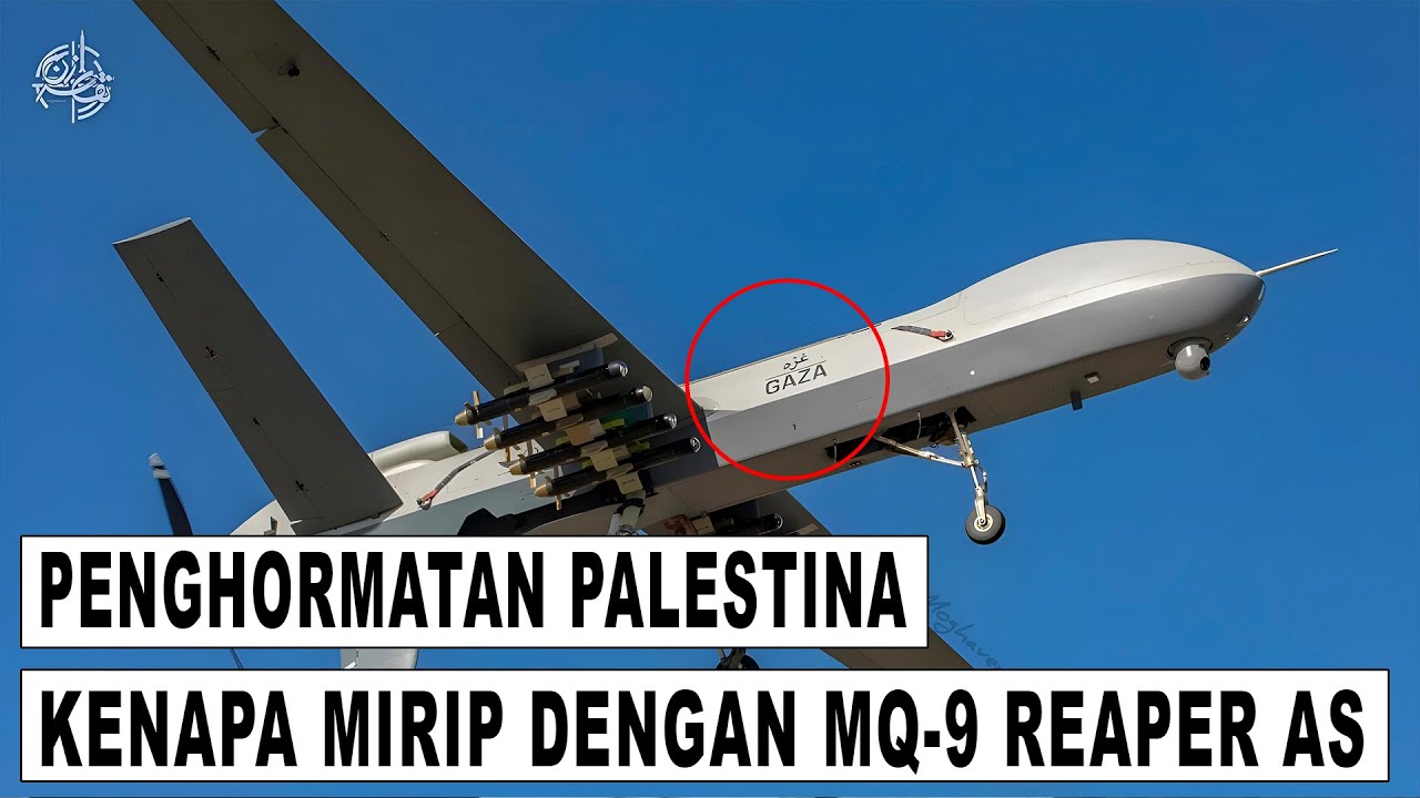 Iran Memamerkan Drone "GAZA" Dengan Membawa 8 Rudal Presisi Sadid-345