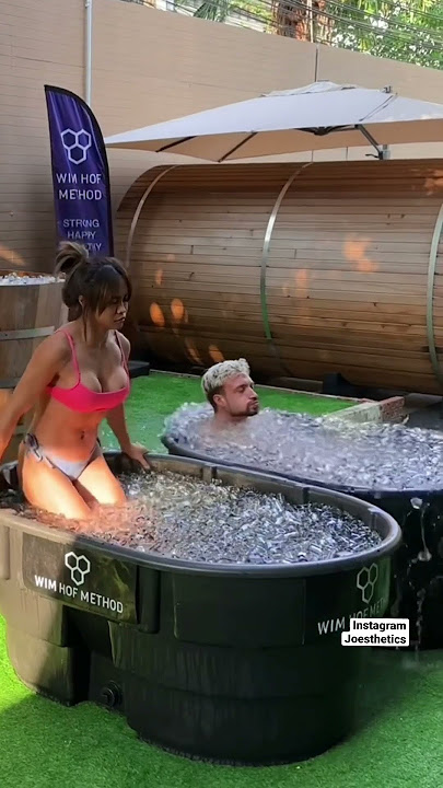 Funny thing about ice baths is…