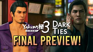 THREE HOURS With Yakuza Kiwami 3 AND Dark Ties! FINAL IMPRESSIONS!