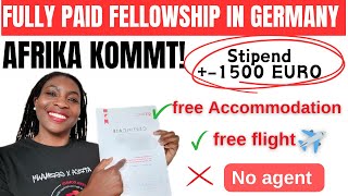 AFRIKA KOMMT: %100 fully funded Fellowship in Germany | How to apply for Afrika Kommt?