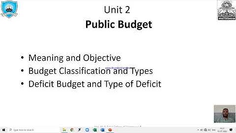 Introduction of Syllabus of Public Finance : Brief information to Public Finance : Kadi Sarva Vishwa