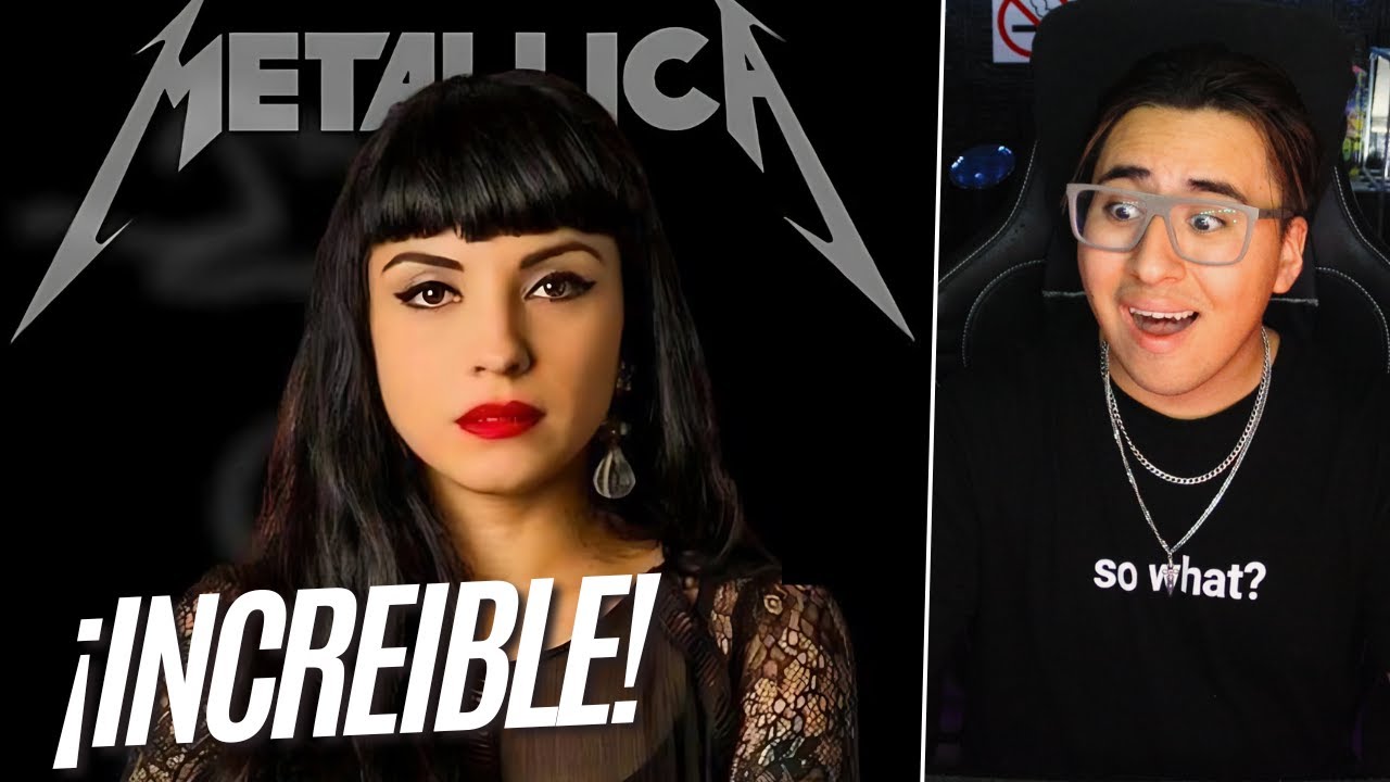 REACCIONANDO a MON LAFERTE cantando a METALLICA 😱 | Nothing else Mathers