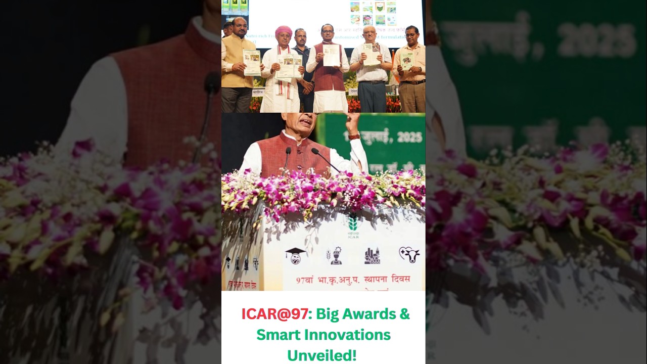 🌾🎯ICAR@97 🔬 | Awards 2025 | Agri Science & Young Talent🌾