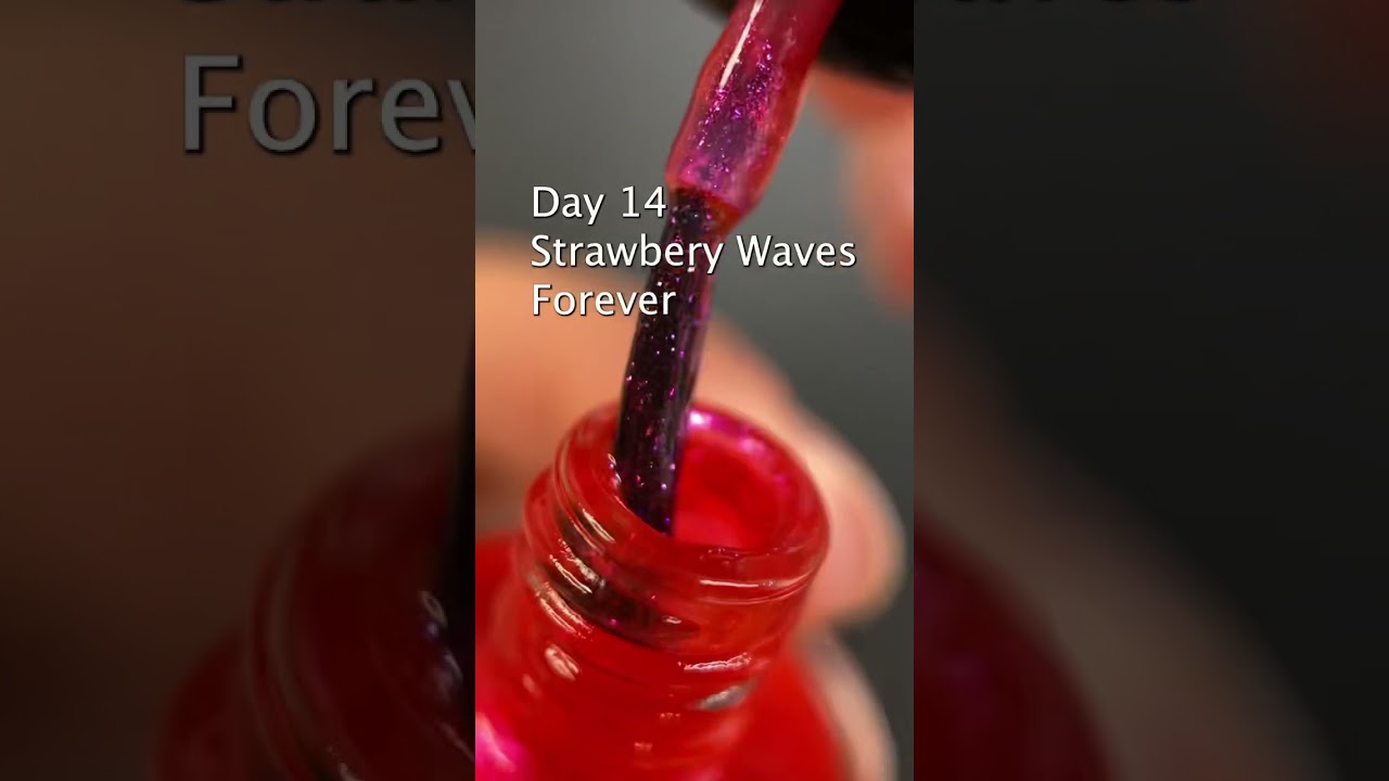 All 25 OPI Advent calendar collection nail polishes in 15 seconds!