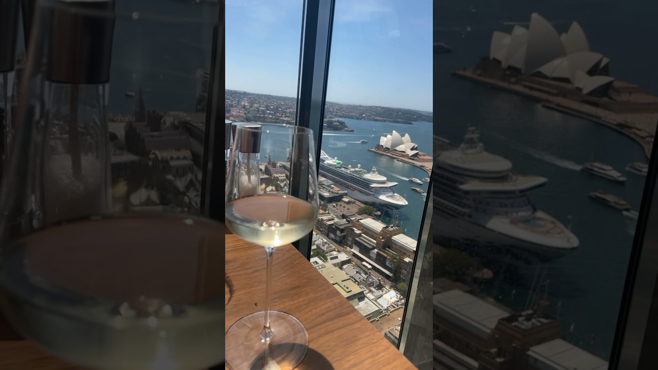 Fine dining paired with amazing views.Sydneys,Australia 5 star ⭐️ location.