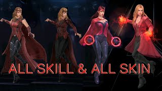 Marvel Future Fight | All skin \u0026 skill | Scarlet  Witch 2022