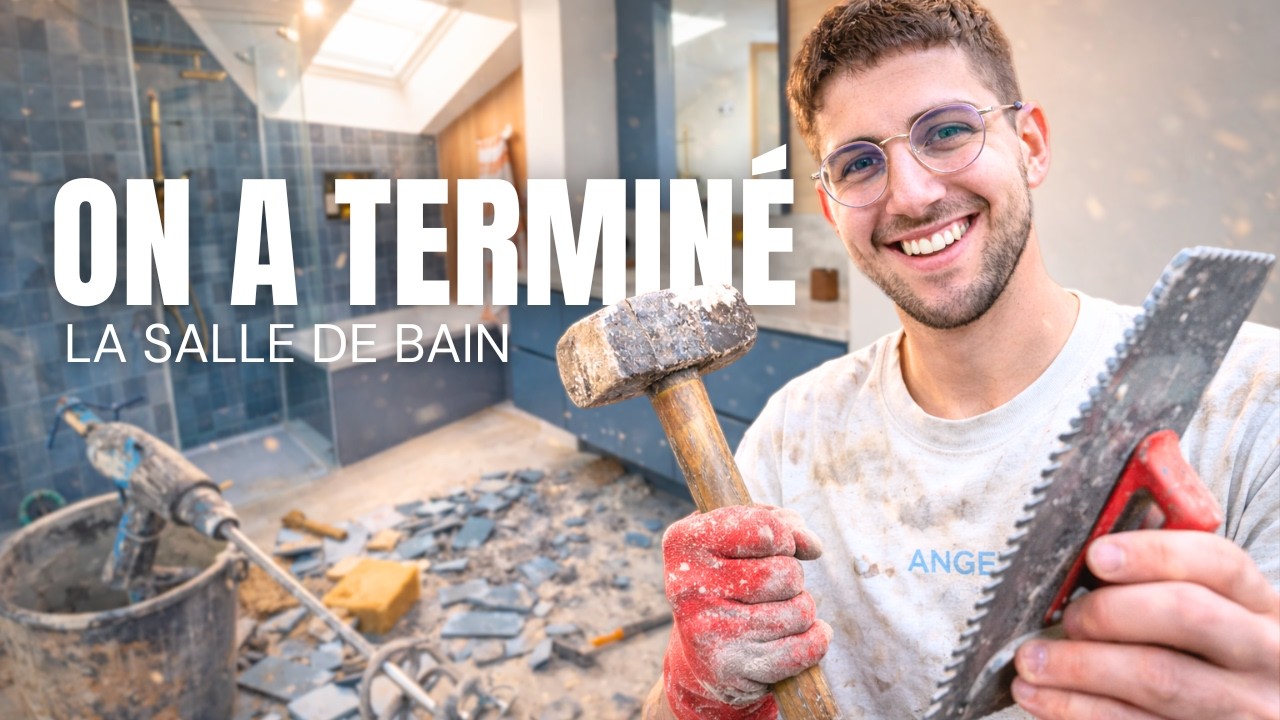 Comment finir une salle de bain ? Meuble, crédence et étanchéité