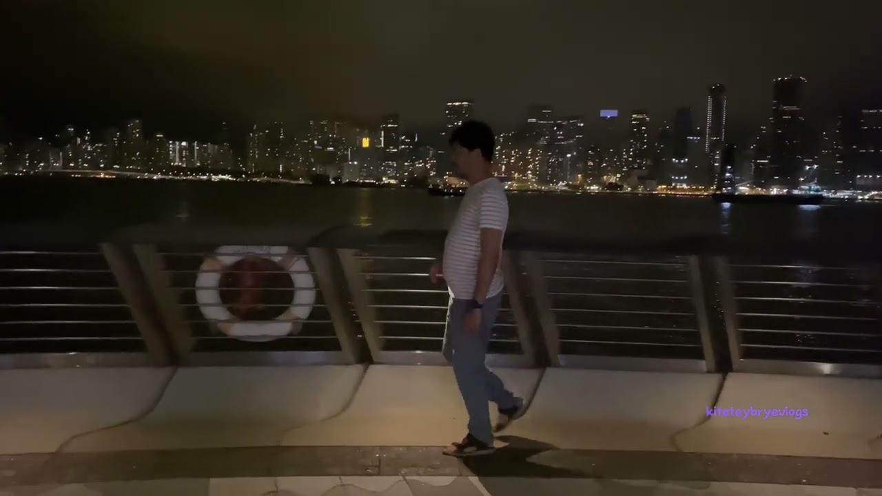 Midnight Stroll Around Tsim Sha Tsui and Victoria Harbour Promenade | March 2023