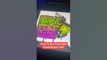 How to Use the QuickShape Tool in Procreate! #digitalart #design #procreate #illustration #art