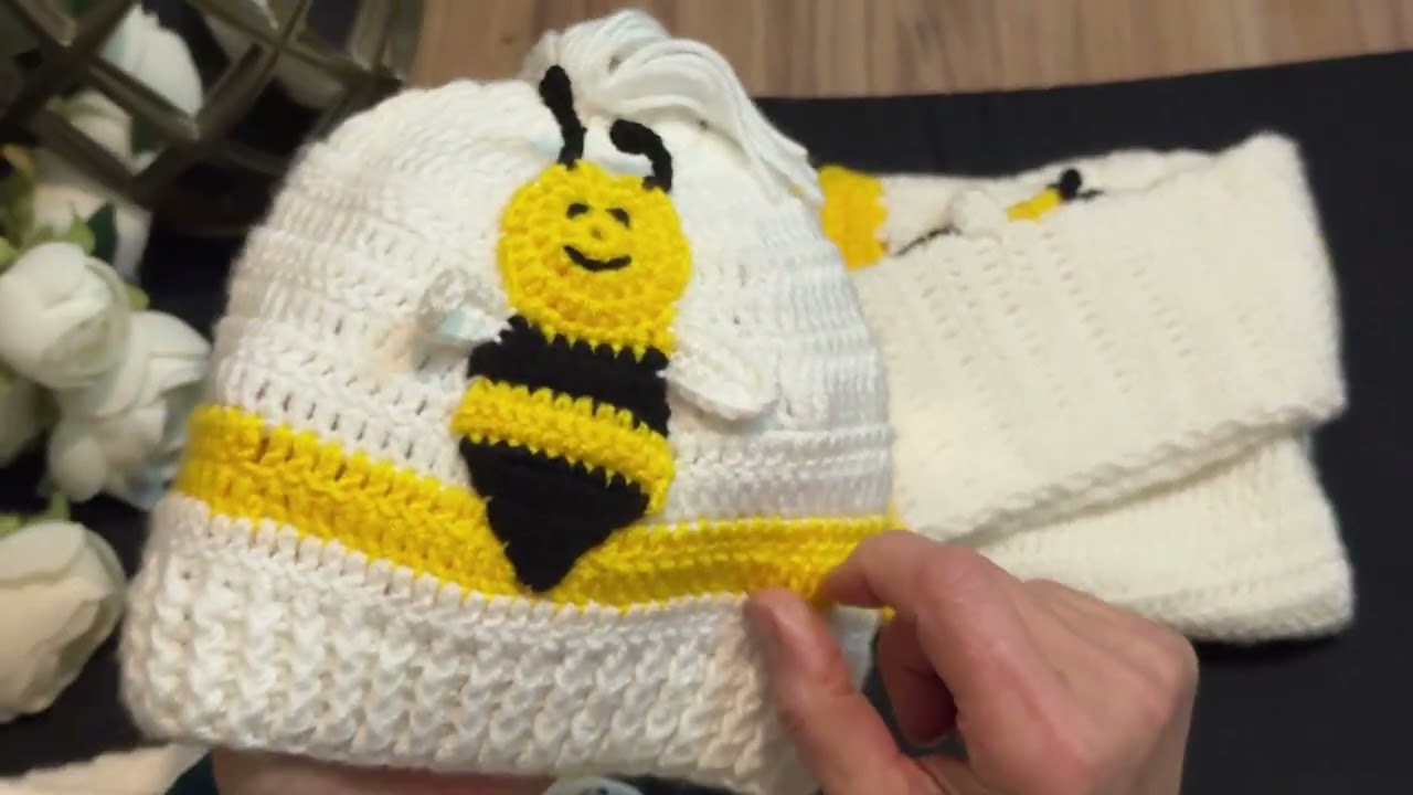 Arı Figürlü Tığ İşi Bebek Takımı Anlatımı