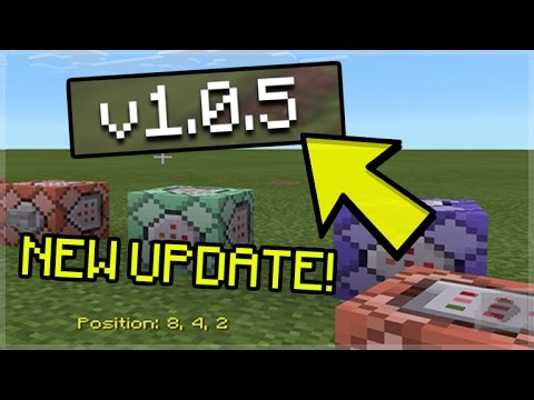 MCPE 1.0.5 UPDATE OUT NOW!! Minecraft Pocket Edition - 1.0.5 Command ...