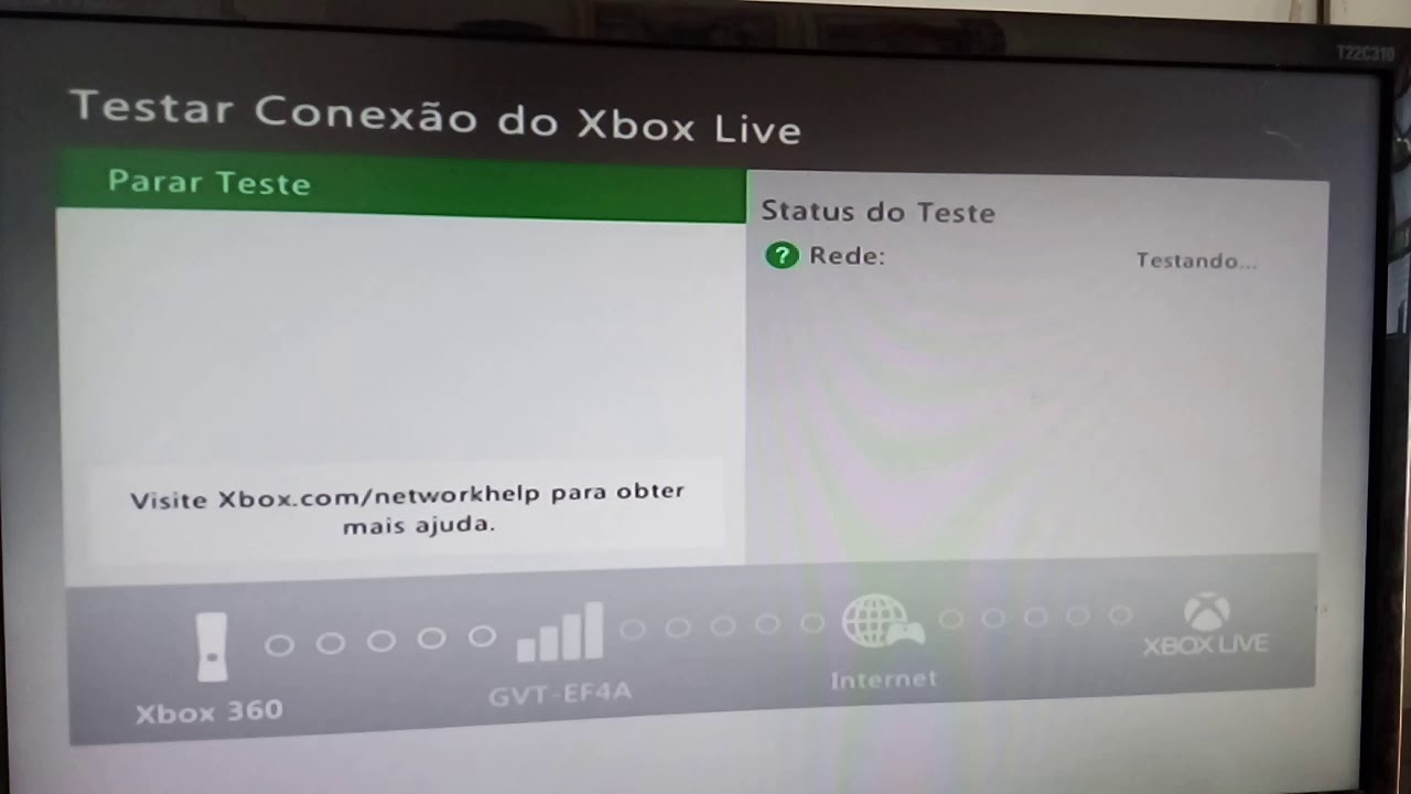 Status da live 5 dias alerta de serviços no xbox 360 do meu filho.