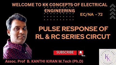 PULSE RESPONSE OF RL & RC SERIES CIRCUITS | LAPLACE |CIRCUIT THEORY|EC & NA @KKCEE218 #youtube