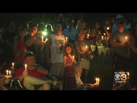 Hundreds Gather For Candlelight Vigil At Garden Of Reflection To Honor Victims Of 9/11 Attacks