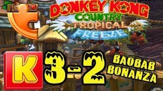 Donkey Kong Country Tropical Freeze 3-2 Baobab Bonanza 100% Guide screenshot 4