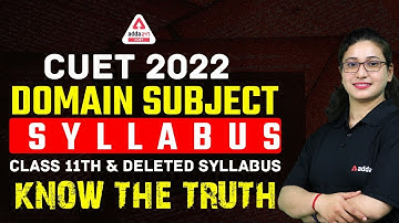 CUET Syllabus 2022 | Changes | New Syllabus & Exam Pattern | CUET 2022 Latest update #shorts