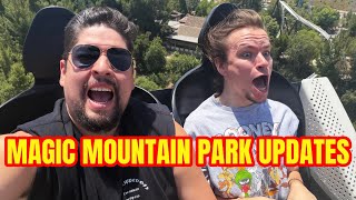 Lots of GREAT Changes Happening at Six Flags Magic Mountain |Mid May Updates|