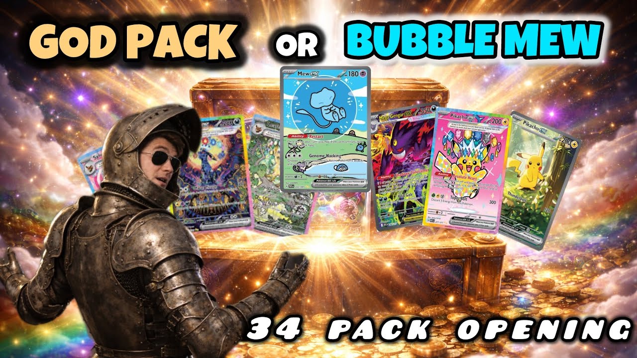 GOD PACK OR BUBBLE MEW?!? Ascended Hero's, Paldean Fates, Prismatic Evolutions & more!
