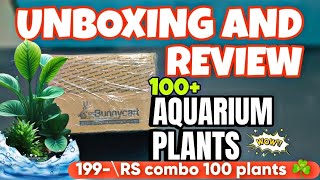 AFFORDABLE aquarium plants☘️| UNBOXING BUNNY CART plants | TOP QUALITY  @AquaExplorers24hrs