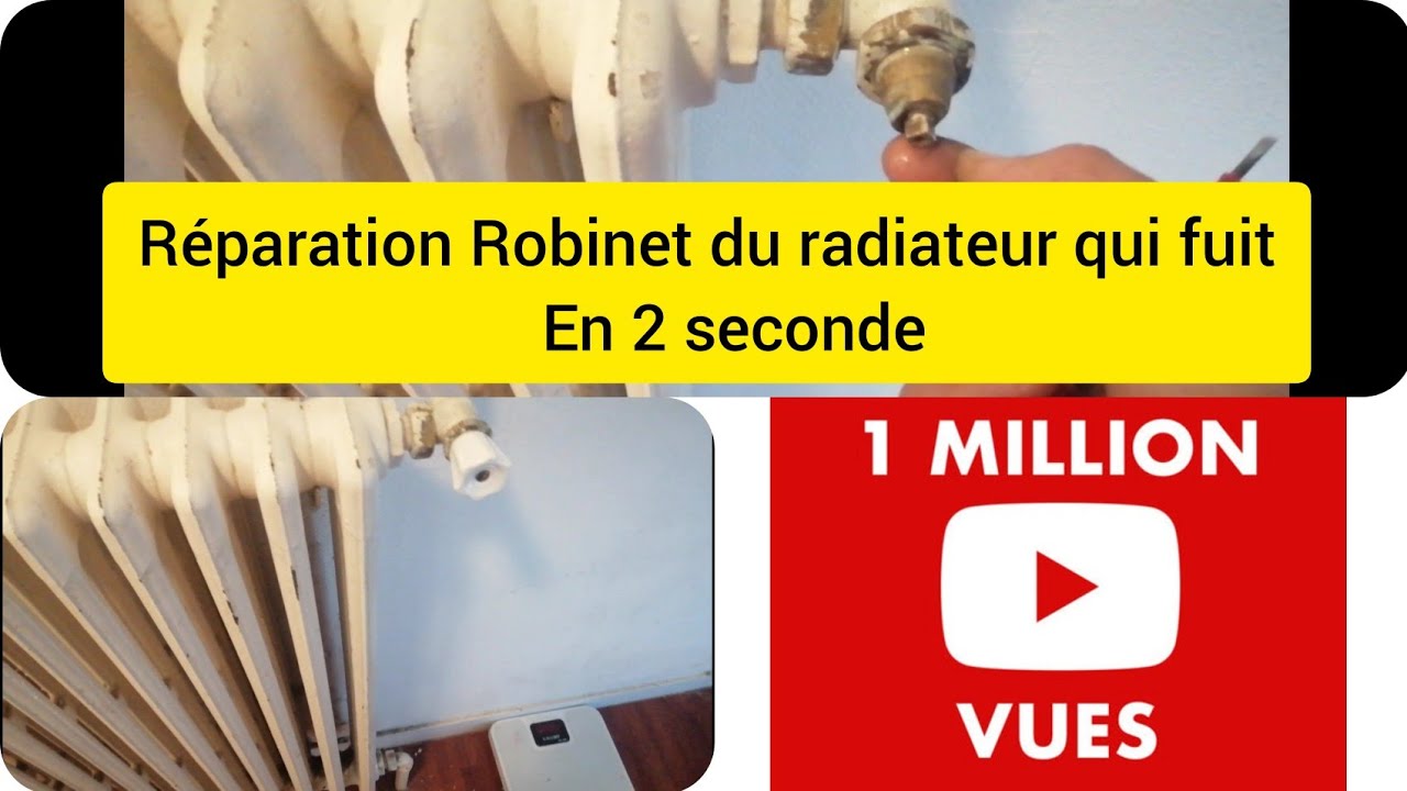 Réparer un de Radiateur qui fuit En 2 seconde YouTube — free download