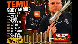 Can $30 TEMU Body Armor Stop a .500 S&amp;W?