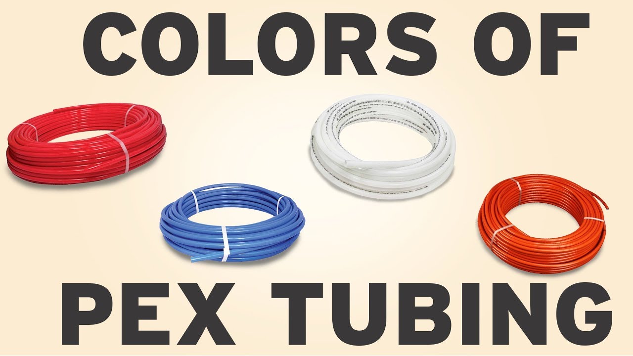 Pex Pipe Color Chart