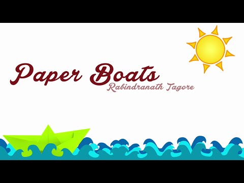 Paper Boats By Rabindranath Tagore