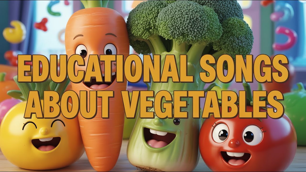 Fun Vegetable Song | Learn English and Healthy Eating Habits Through Music