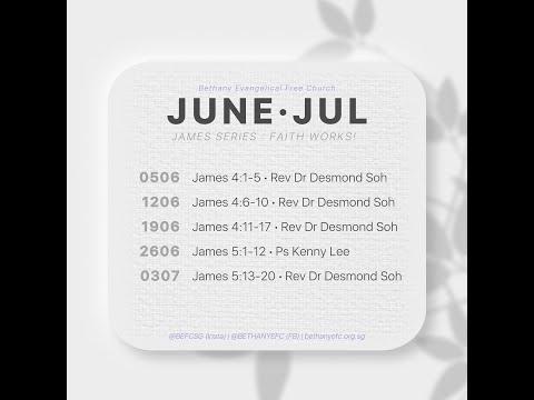 26 Jun 2022 | Faith Works! James Series 2022 | BEFC