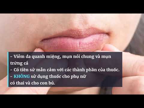 Video Các lưu ý khi sử dụng thuốc bôi bảy màu Silkron trị... - youtube