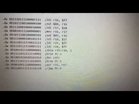 Blink Program Hand