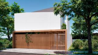 CASA MINIMALISTA 10 X20M CON SALA DOBLE ALTURA / CASA 10X20