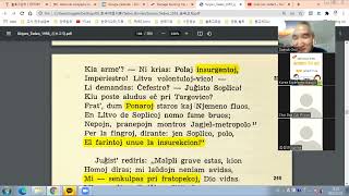 46 | Sinjoro Tadeo 6: 210-290 | Pan Tadeusz – 에스페란토 판 타데우시 6권 공부 (zoom)