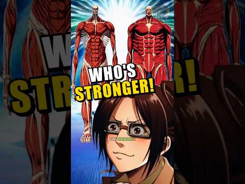 Armin Vs Berthold Which Colossal Titan Is Stronger Attackontitan Aot 
