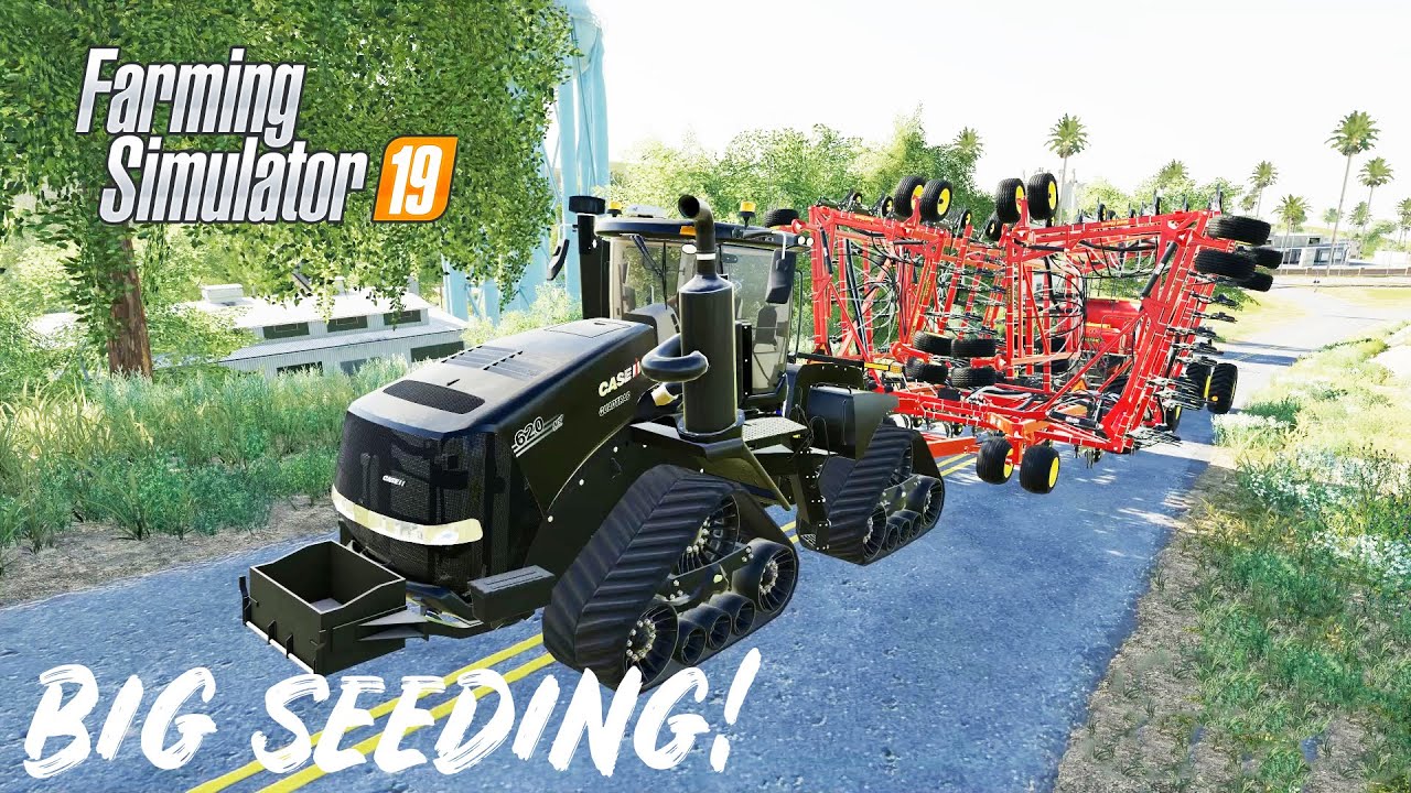 BIG SEEDING SESSION in Farming Simulator 2019 | BIG TRACTOR & BIG SEEDER | PS4 | Xbox One | PC