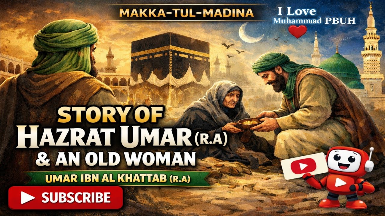 Story Of Hazrat Umar (R.A) And An Old Woman | | Biography, Achievements | I Love Muhammad PBUH 