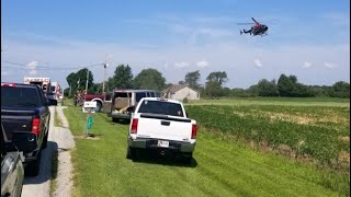 Hit-and-run investigation north of Greenfield, Indiana
